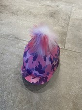 Pompom Riding Hat Silk