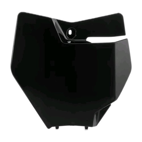 Front number board black ktm - front,