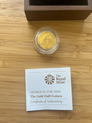 George iii gold half guinea - gold,