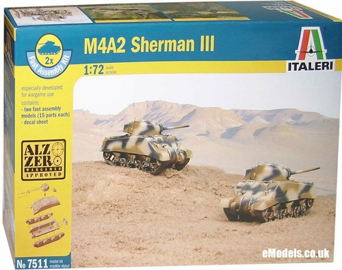 Italeri scale ww2 us - scale, m4a2