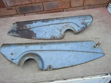 RALEIGH RM1 MOPED ENGINE COVERS SIDE PANELS ORIGINAL STEEL WITH FITTINGS