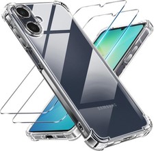 For Samsung Galaxy A05 A06 A07 4G/5G Case, Clear Silicone Shockproof Phone Cover