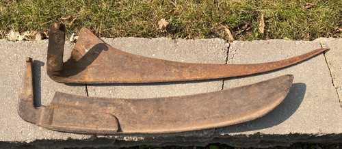 Vintage antique scythe blades - vintage/antique,