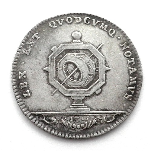 1715 france silver - silver, jeton