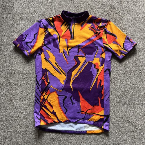 Vintage 80s cycling jersey - cycling,