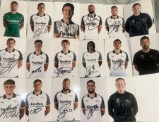 17 Signed 6x4 Photos Derby
