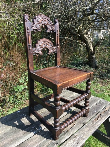 Carved charles oak - oak, mortuary