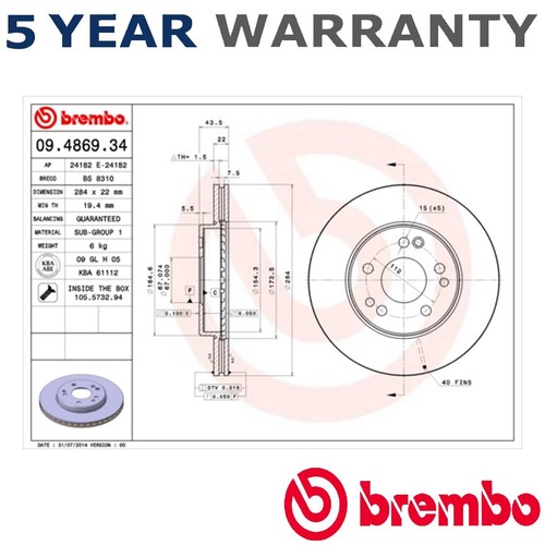 Brembo front brake - brembo, fits