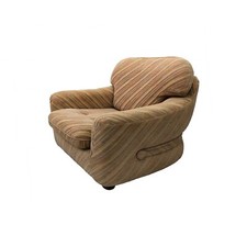 1 x Pastel Italian Zorzi Armchair Midcentury 1970s Retro Vintage Chair Sofa Pink