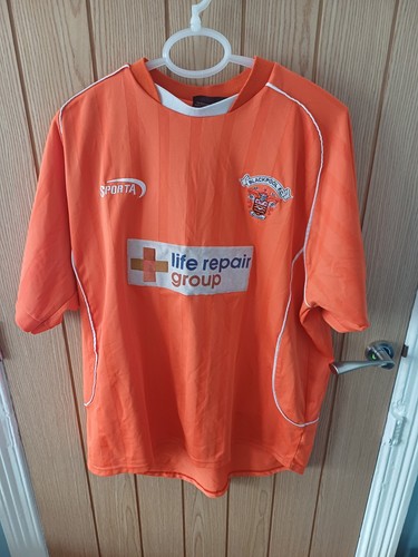 2003 blackpool home shirt - blackpool,