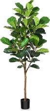 Artificial Fiddle Leaf Fig Tree for Auction 150cm Tall Potted KAZEILA