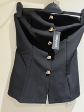 Boohoo Top Size 8 New Black