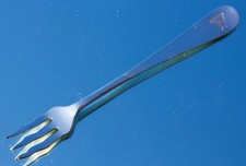 WHITE STAR LINE 1ST CL CAKE FORK MAPPIN BROTHERS 1880'S TITANIC OLYMPIC INTEREST