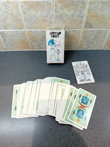 Vintage 1993 egyptian tarot - egyptian,