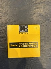 Kodak White Movie Leader 7985 Super 8 Film Vintage Unused In Box