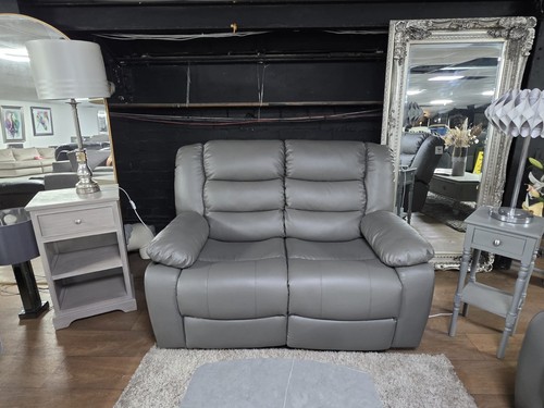 Leather recliner sofa set - leather,