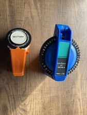 2x Vintage hand Dymo Label