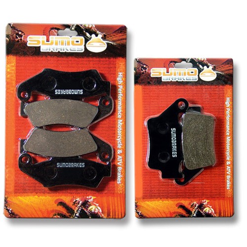 Front rear brake pads - +,