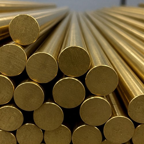 Brass round bar - round,