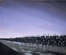 C R W Nevinson photo A4 column on the march 1915