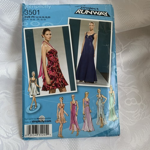 Simplicity 3501 cut evening - simplicity,