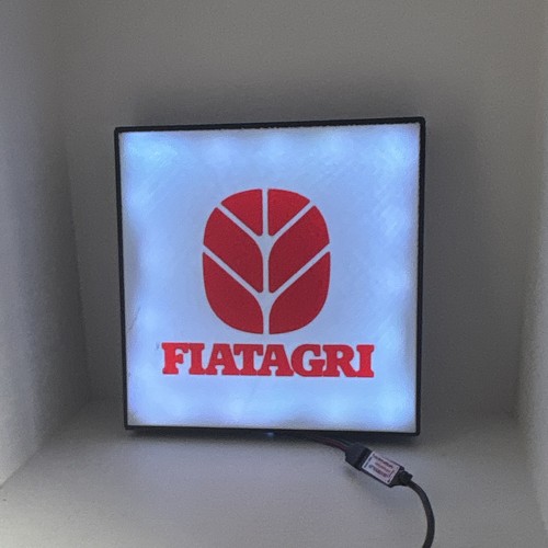 Fiatagri printed usb light - 3d,