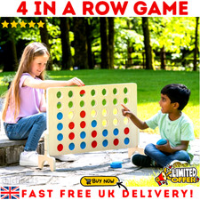 Giant wooden row game - in,