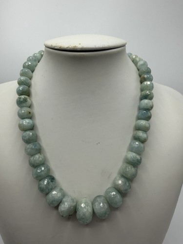 Faceted aquamarine round - faceted,