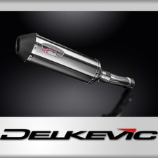 Kawasaki ER5 1996-2007 343mm X-Oval Stainless Exhaust Silencer Can Kit