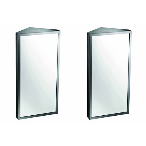 Corner medicine cabinet satin - corner,