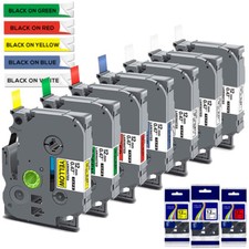 For Brother TZe-231 Label Tape White 12mm 18mm 9mm Fits P-touch H101C H105 1000