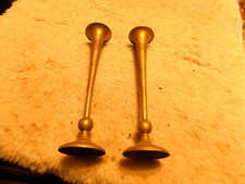 2 x Brass Petite Vases