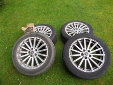 Land Rover/Touareg 19" alloy wheels and very good matched tyres (also VW fit).
