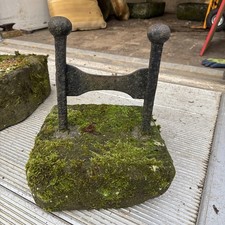 ANTIQUE VICTORIAN CAST IRON BOOT SCRAPER COUNTRY HOUSE ESTATE HOTEL DOORWAY NICE