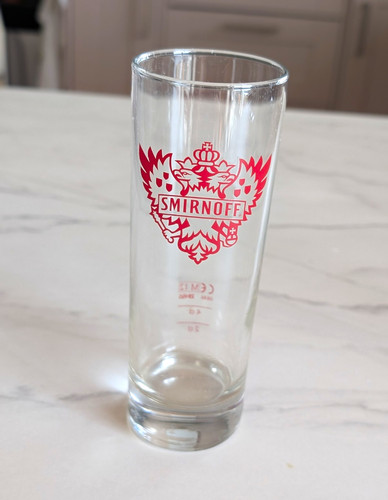 Rare smirnoff vodka glass with - rare,