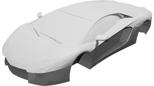 Lamborghini 3D Printed Scale
