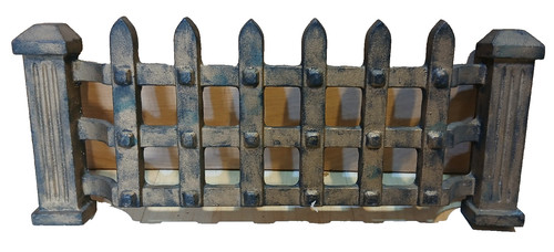Cast iron fire front fret - iron,