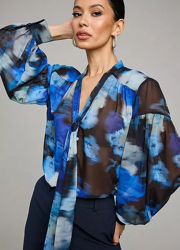 Kaleidoscope navy floral - navy,