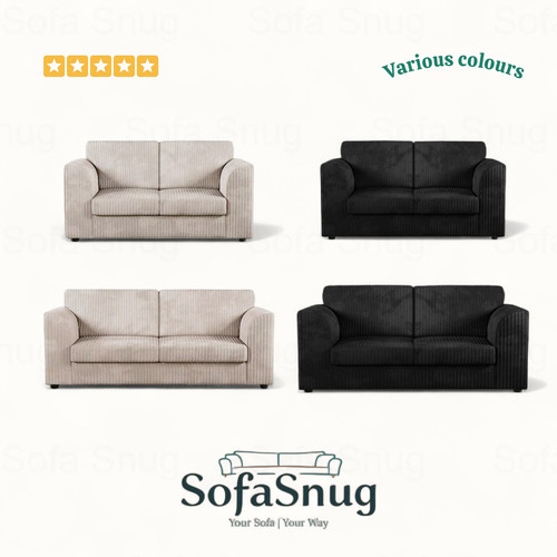 Cord high back cushions 2 - high,