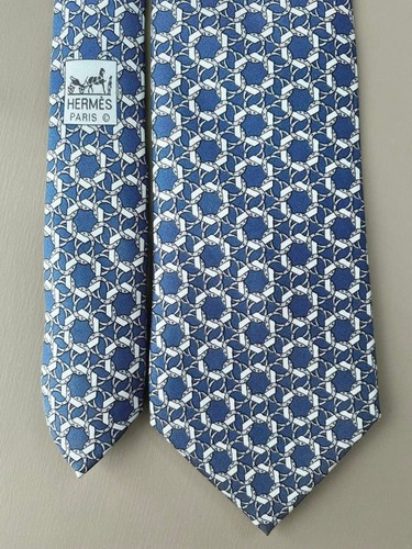 Hermes silk tie - hermes,