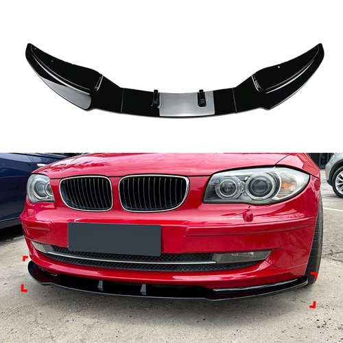 Black front bumper spoiler lip - bumper,