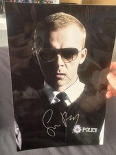 Simon Pegg Hot Fuzz Signed 12x8 Photo COA 