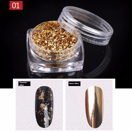 Nail mirror flakes magic - flakes, foil