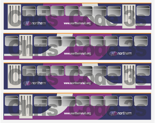 Adhesive vinyl dmu - decal, oo