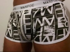New Men's Sexy Black Print