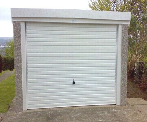 Concrete garage delivered - delivered, &