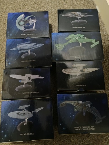 Star trek eaglemoss ships - trek, 8