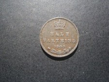 Victoria Half Farthing 1844.