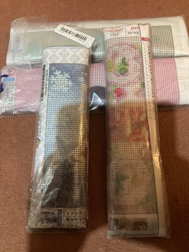 Diamond art joblot - diamond, x4