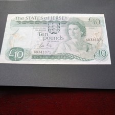 States of Jersey  Ten Pound Note £10